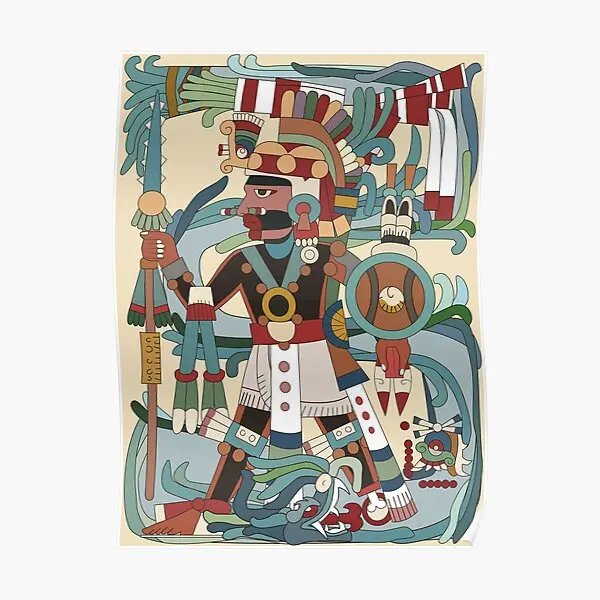 

Постер Tezcatlipoca I, Декор, роспись, Настенная роспись, искусство, винтажное украшение комнаты, Современная печать, картина, смешной дом, без рамки