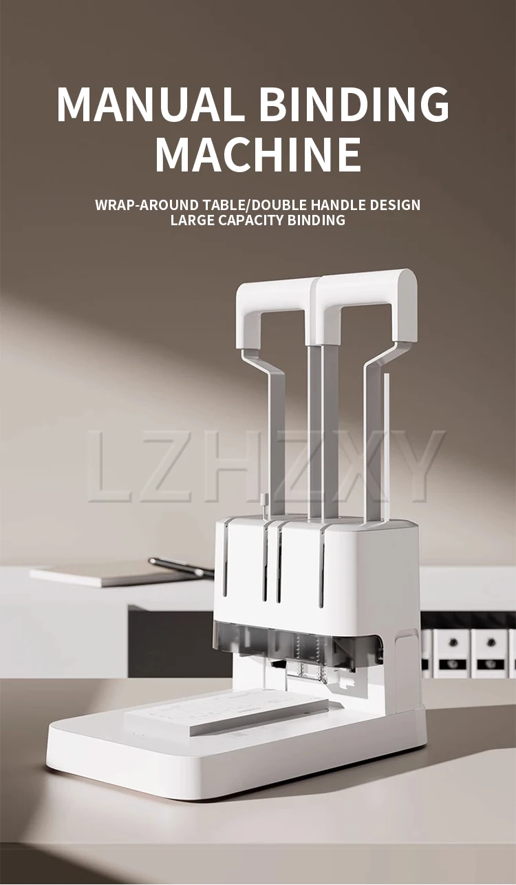 Description Picture 3 of itemFinancial binding machine 3876A punching machine Accounting tender document book hot melt riveting tube