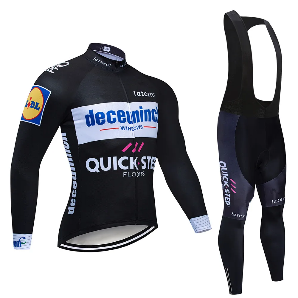퀵 스텝 사이클링 저지 세트, 긴 소매 산악 자전거 의류, Maillot Ropa Ciclismo 레이싱 자전거 사이클링 의류