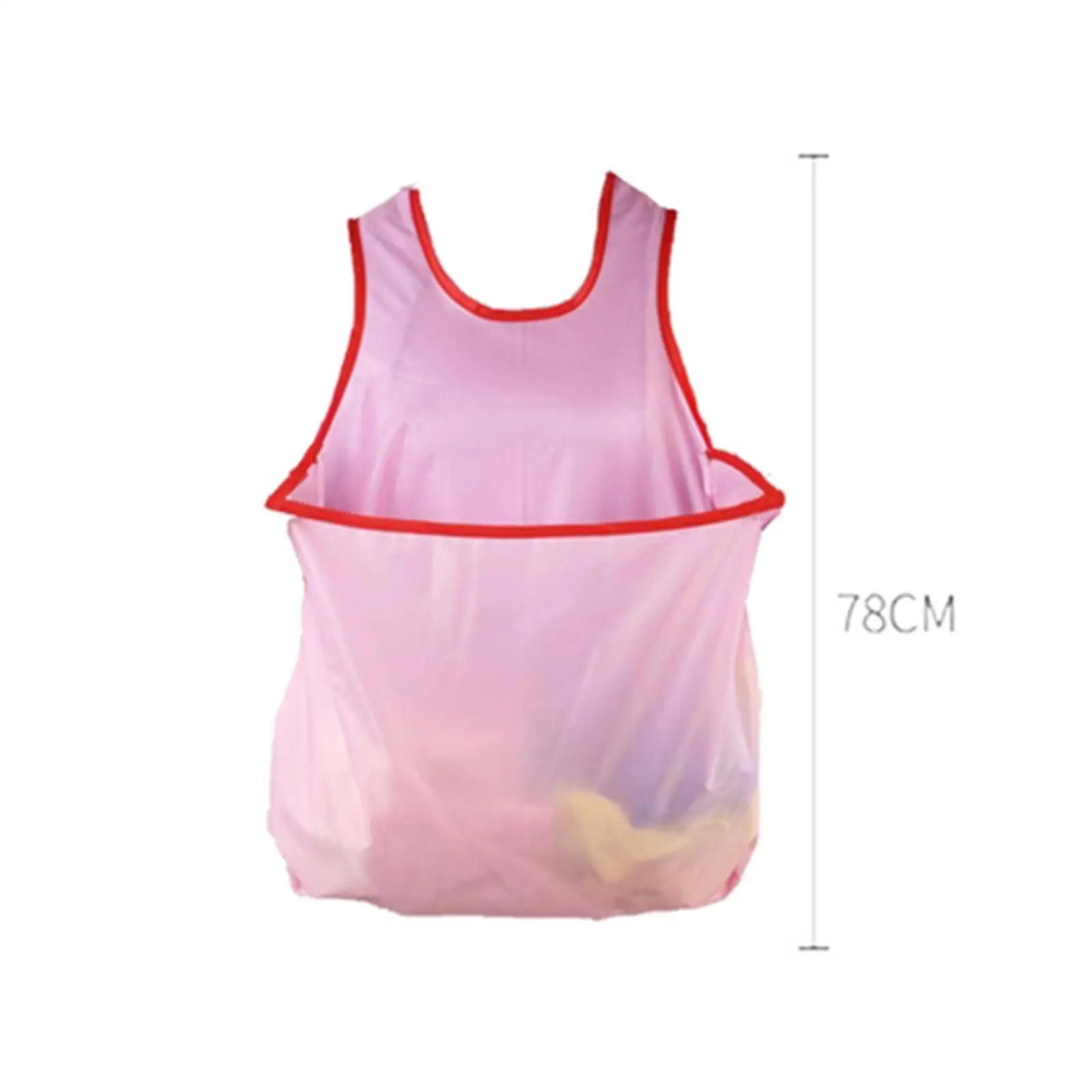 Sleeveless Laundry Apron Large Capacity Laundry Supplies Waterproof Bib For Home Balcony Portable Clothes Drying Apron images - 6