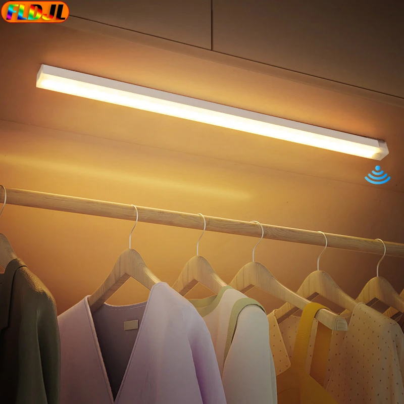

LED Night Lights Wireless Motion Sensor Wall Light USB Rechargeable Kitchen Cabinet Corridor Staircase Night Lamp For Bedroom