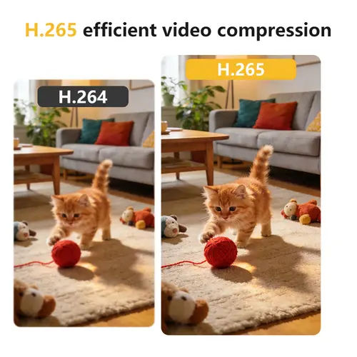 BoyKeep Window Camera, 4MP Ultra HD Indoor Surveillance Camera, 2.4G & 5G WiFi 6 Home Security Camera with Phone APP, Privacy Pr - Image 4