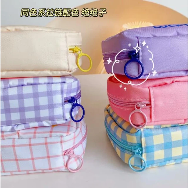 Women Cosmetic Makeup Tampon Bag Bear Cat Print Napkin Pouch Storage Coin  Purse Sanitary Pads Bag Mini Data Cables Organizer - AliExpress