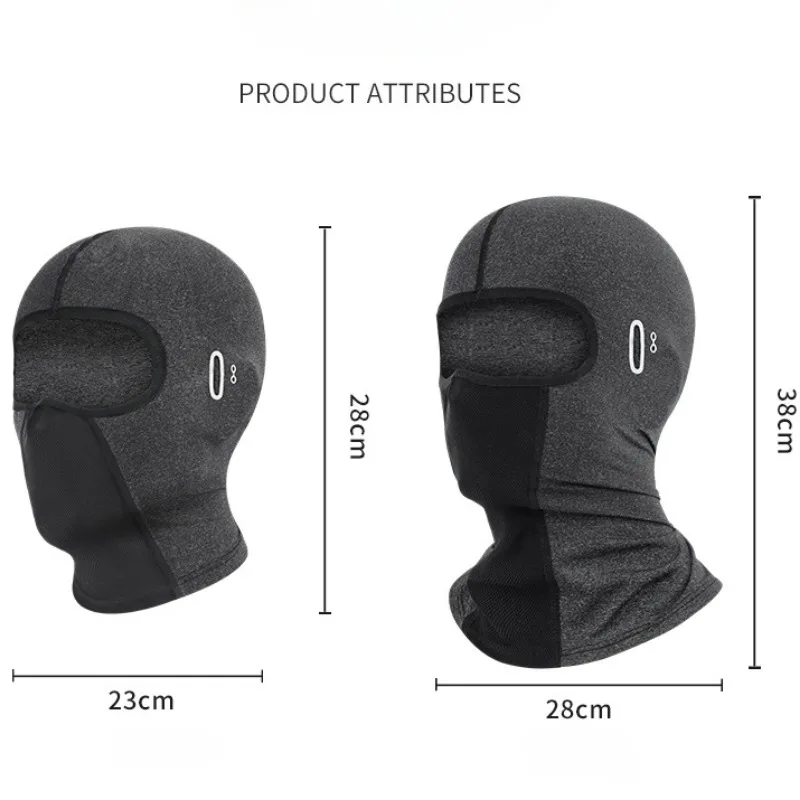 Cycling Balaclava Mask Breathable Ice Silk Motorcycle Riding Sports Face Mask Neck Protection Unisex Summer Sunscreen Headwear