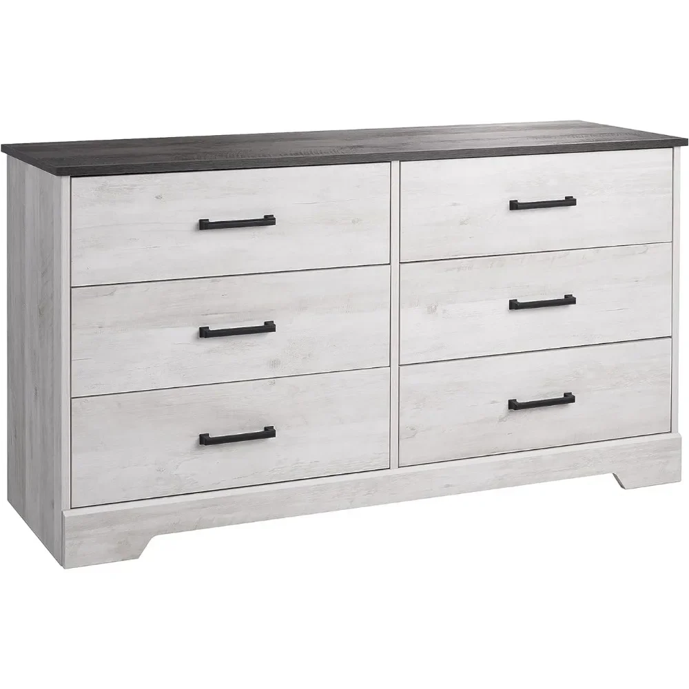 

Washed White Toilet Furniture Makeup 18.25in X 53.25in X 28.5in Dressers for Bedroom Fabric Dresser Drawer ADBR-1606-1 Vanity