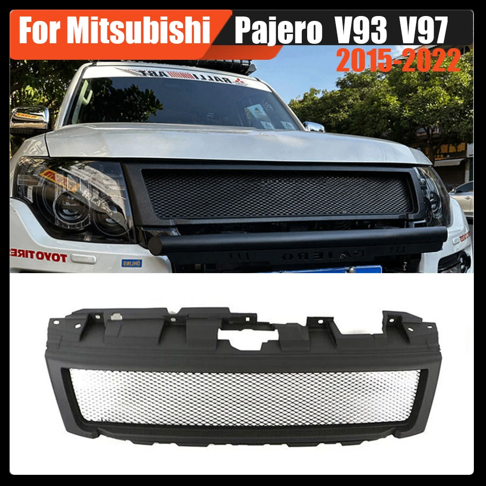 Modified Bumper Grilles Front Grille Cover Car Racing Grills Mesh Mask