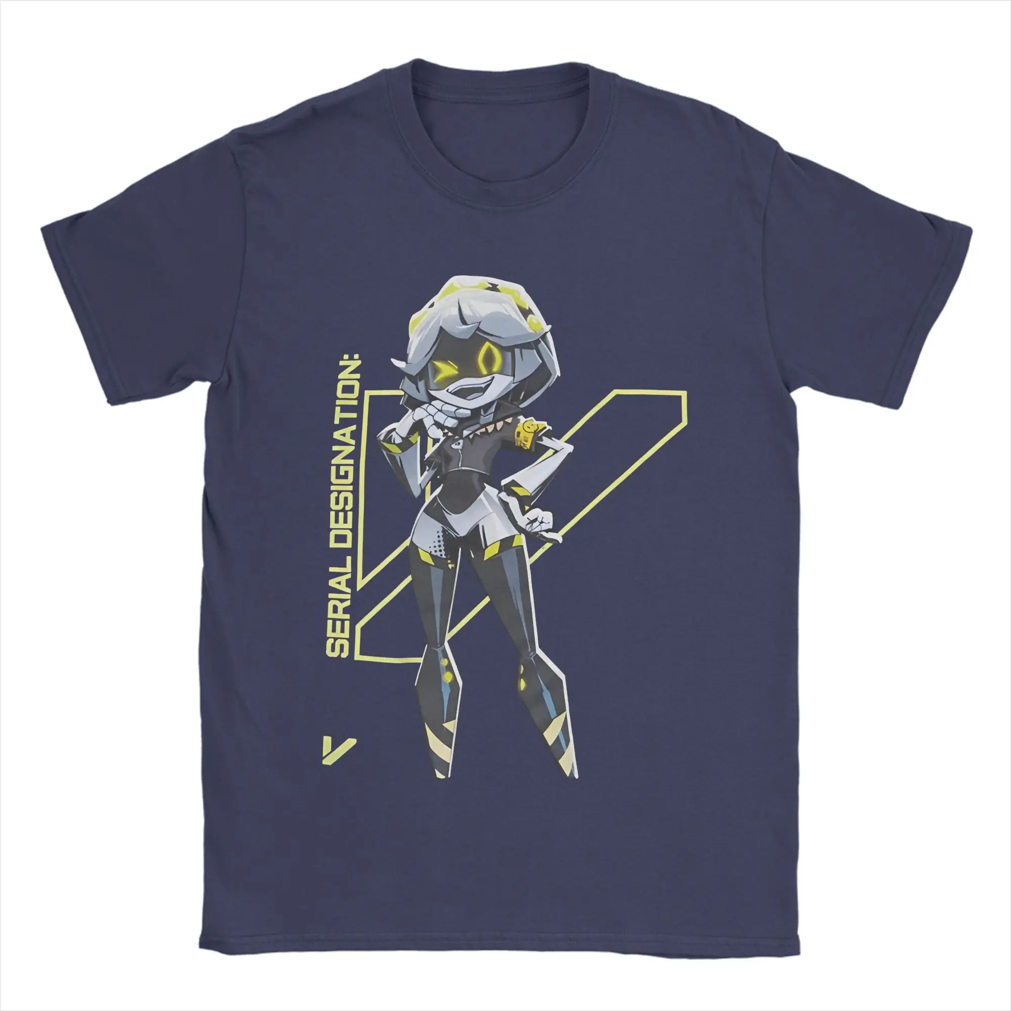 Men's 100% Cotton Murder Drones Graphic Tee - Funny Game Character Design, Round Neck Short Sleeve Shirt, Perfect Gift Idea