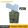 Tactical pistol holster P226+x300 3mm flashlight tactical quick draw holster Kydex hunting holster hunting accessories 1