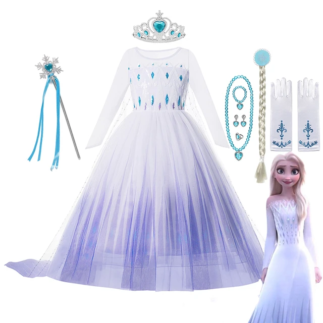 Costume Cosplay Elsa Reine Des Neiges 2 Pour Femmes Adultes, Robe De  Princesse Fantaisie Pour Halloween, Robe De Fête De Carnaval - Cosplay  Costumes - AliExpress