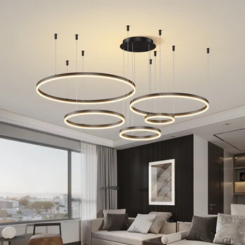 Modern LED Ring Ceiling Chandelier 1