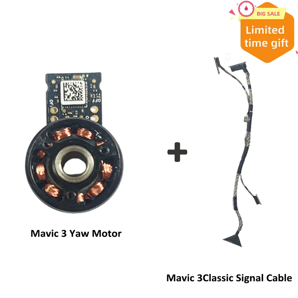 Moteur et câble de signal pour cardan DJI Mavic 3, pièce détachée drone posée sur surface antistatique