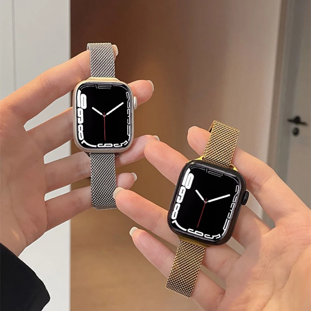 Metallic Milanese Small Waist Watchband