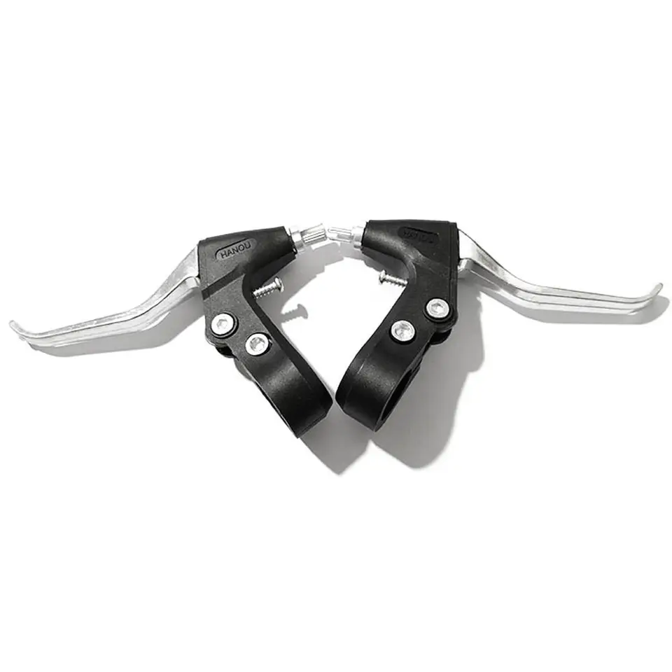 Levier Frein Vélo Route Paire De Leviers De Frein Pour VTT, Vélo De Route, Vélo Pliable - Alliage Aluminium, Réglage Rapide - Diamètre 22,2 Mm Leviers Légers 64 G Réglage Rapide
