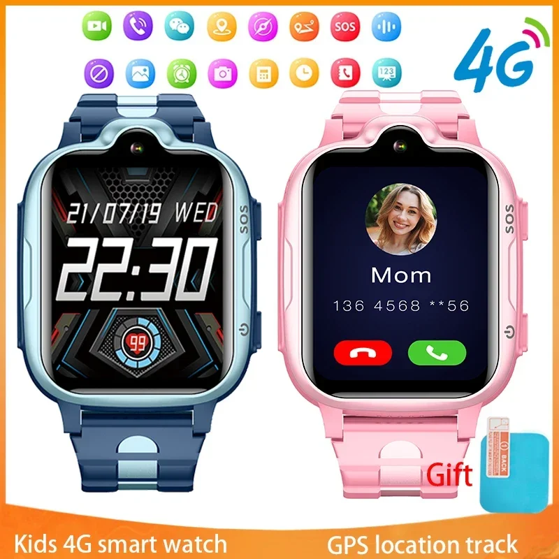 Xiaomi Mijia Kids Smart Watch Videochiamata Sim Gps Tracker Sos Sound Monitor Bracciale Impermeabile Baby Children Sim Card Smartwatch