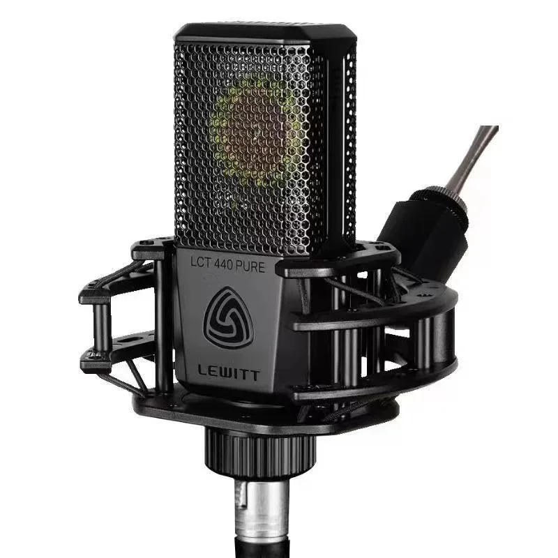 LEWITT LCT 440 Live Broadcast Large Diaphragm Box Condenser Microphone Set Professional Recording and Singing of Host Radio