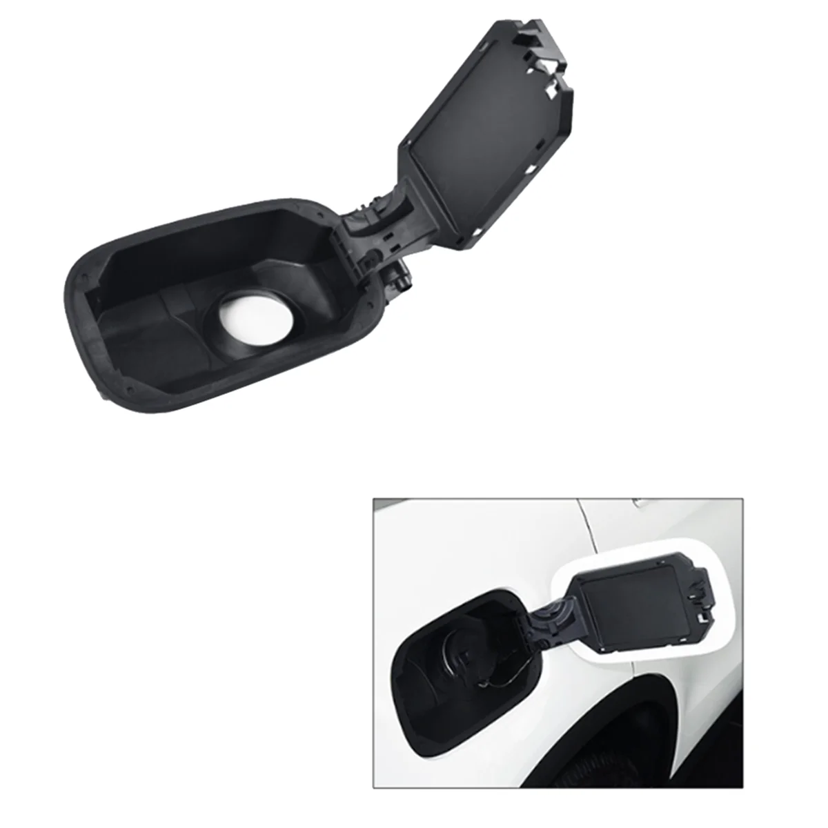 Car Fuel Filler Housing with Flip Cover 2536305902 for Mercedes Benz GLC W253 2015- Fuel Tank Cap