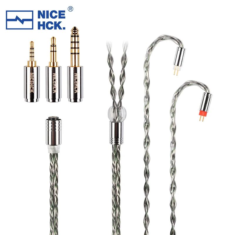 NICEHCK GrKing Flagship HiFi Earphone Cable 7N Silver Plated NICEHCK GrKing Flagship HiFi Earphone Cable 7N Silver Plated
