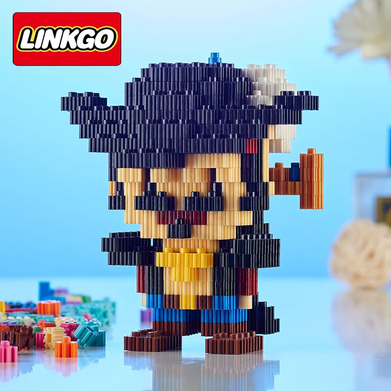 One Piece Linkgo Micro Building Blocks Boa Doflamingo Crocodile
