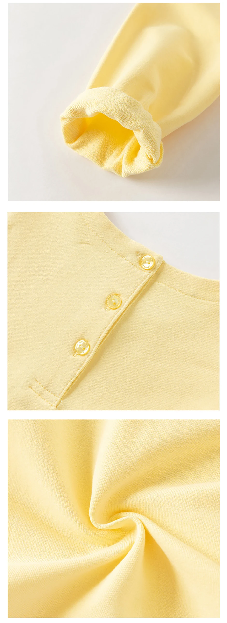 طقم ملابس أطفال من ديف بيلا مكون من قطعتين: تي شيرت وبنطلون، بنطلون ضيق للفتيات مع قميص بأكمام طويلة، طقم من قطعتين بطباعة جميلة للحفلات والأنشطة الخارجية DB1261475