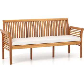 Acacia Wood Patio Bench 1