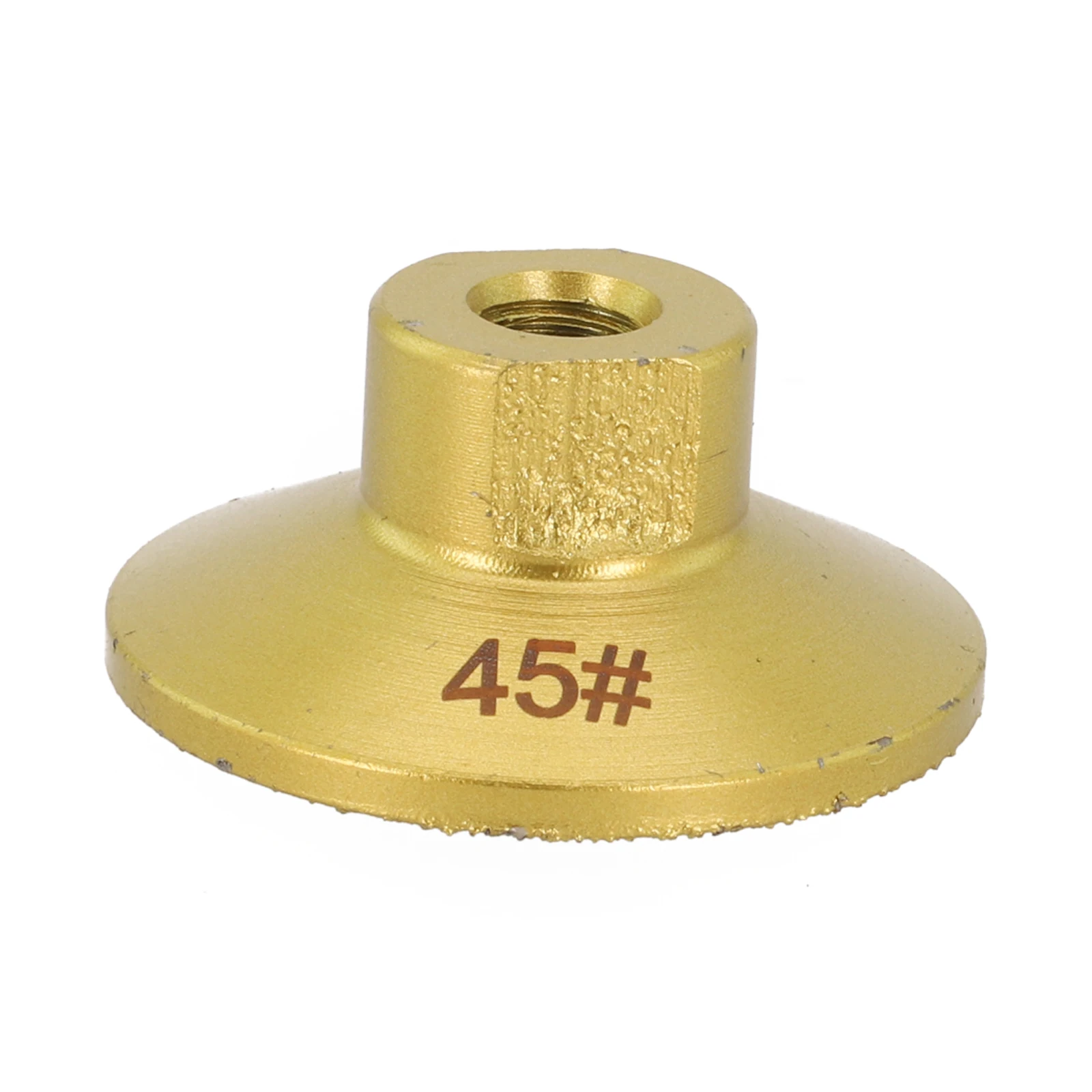 

Grinding Tool Grinding Wheel Brazed Grinding Head For Terrazzo For Marble M10 Thread 2inch 50mm Golden Metal Thick