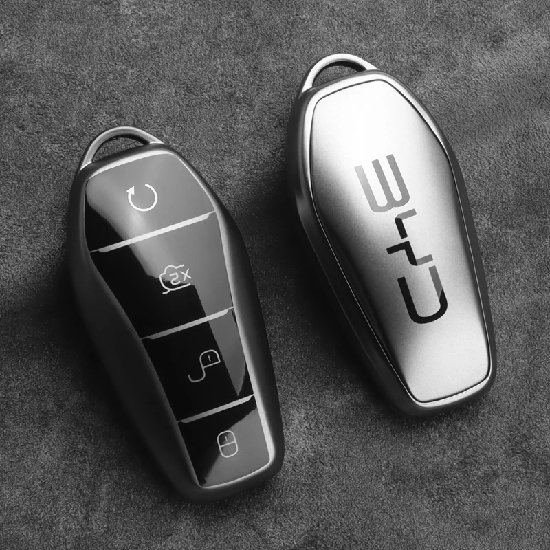 Premium TPU Car Key Case Cover with Keychain - Enhanced Protection Accessories