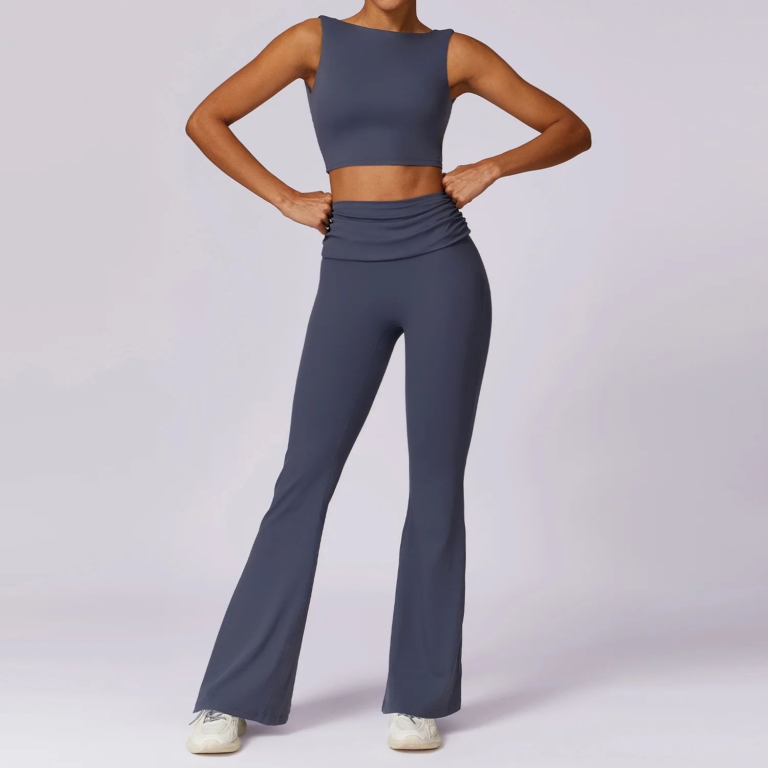 Werthy ヨガウェア　combination yoga top sizeM Wyongtao-Womens-Workout-Sets-2