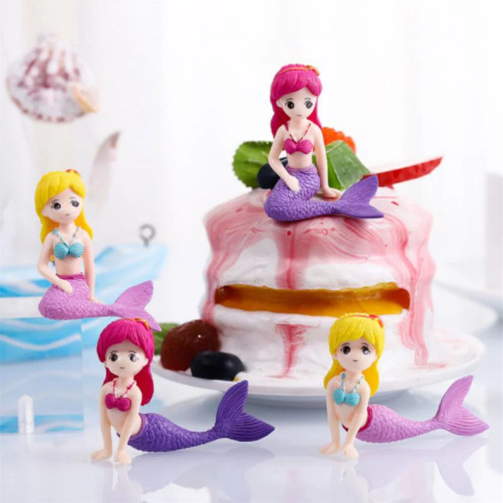 Aquarium Fish Tank Decorations Cute Little Mermaid Figurines Ornament Aquarium Fish Tank Home Decoration Pet Accessories fish tank ornaments fish tank decorations aquarium ornaments