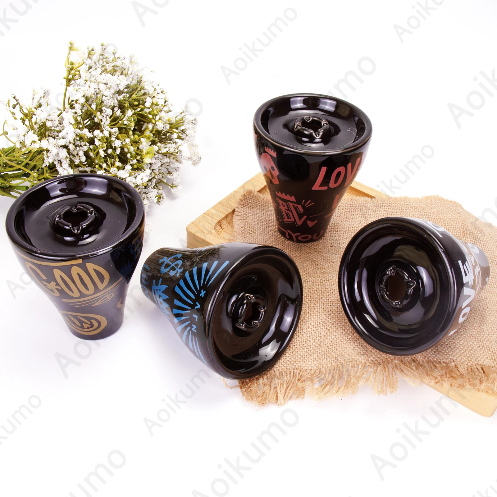 Cloud Hooligan Hookah Bowl Classic Glazed Seven Hole Ceramic Shisha Bowl Nargile Sheesha Narguile Cachimbas Phunnel hookah accessories,hookah replacement accessories