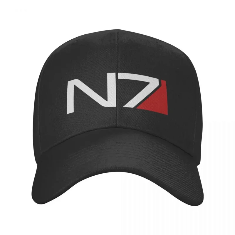 

Punk Unisex Video Game Mass Effect N7 Baseball Cap Adult Adjustable Dad Hat Men Women Summer Sports Hats Snapback Caps