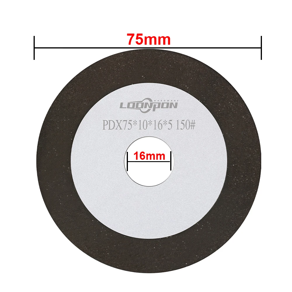 Diamond Grinding Disc 75mm 3inch 150 Grit Sharpening Diamond Wheel for Tungsten Steel Milling Tool Carbide Metal 1Pc grinding disc abrasive wheel grinding wheel