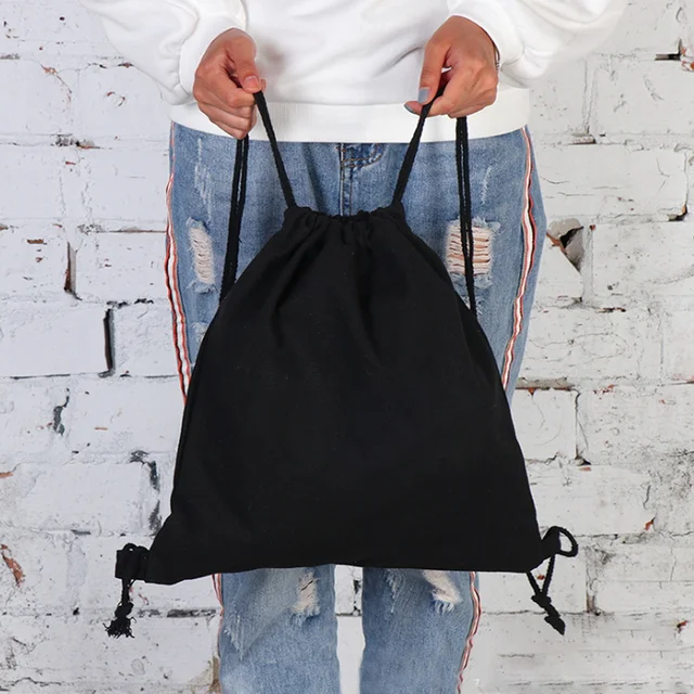 26 Initials Print Drawstring Bag Backpack Men and Women Beach Sports Travel Backpack Kid Gift Supplies Bag Portable Sundries Bag 4