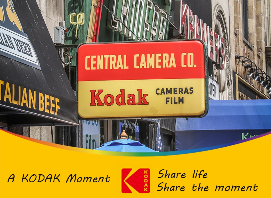 Description Picture 2 of itemOriginal Kodak Film 35mm Camera with Flash Wind and Rewind Non-Disposable Retro Roll Cameras M35 M38 Manual Reusable Mini Gift