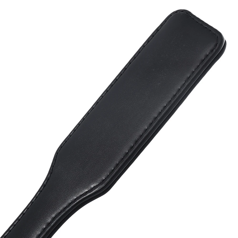32CM Enhance Pain Stainless steel Spikes PU Leather Spanking Paddle Slapper Whip for Horse Training 4