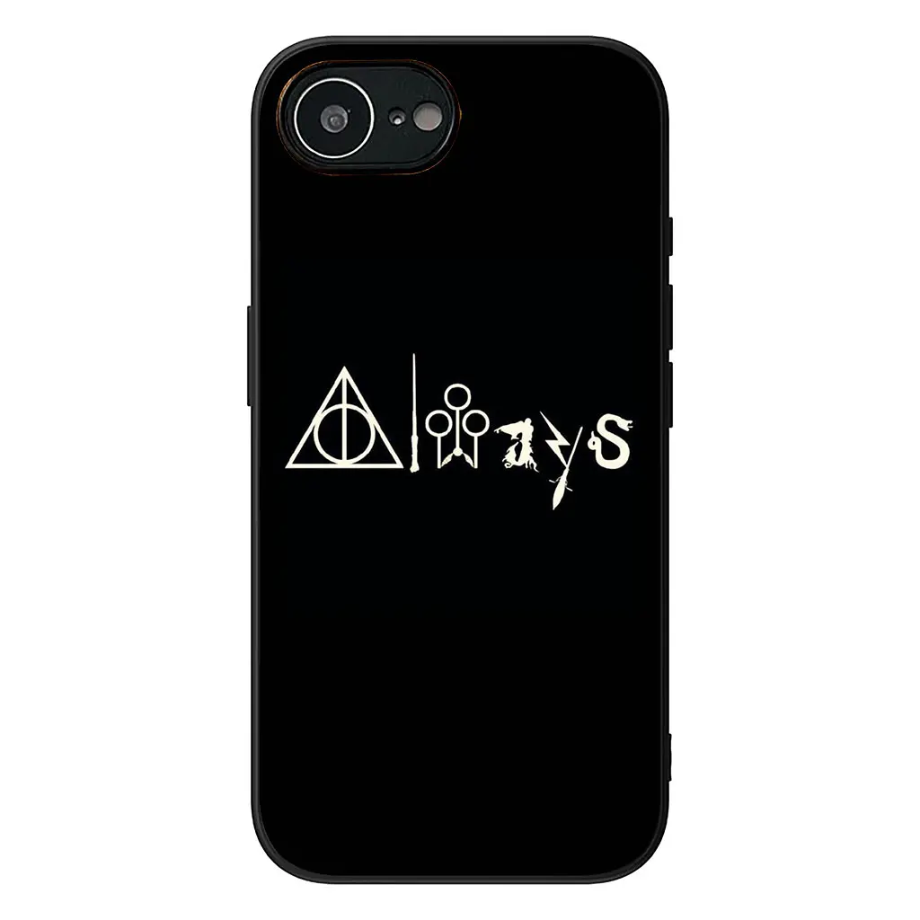 Artistic Owl Design Phone Case with Magic Wand Motif