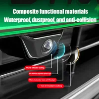 Housse de protection pour caméra de voiture, 360 ° Objectif de caméra de recul panoramique haute définition, avec protection étanche et anti-poussière 6