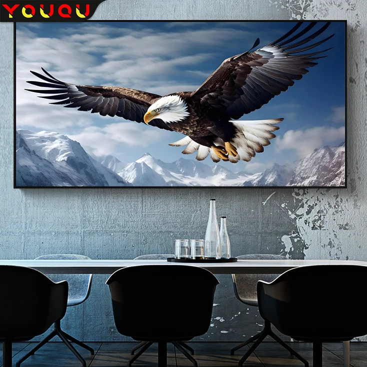 Youqu Animal Mosaic Picture Diy 5D Diamond Painting "Eagle" Diamond Ricamo Personalizzato Home Decoration Art Gift