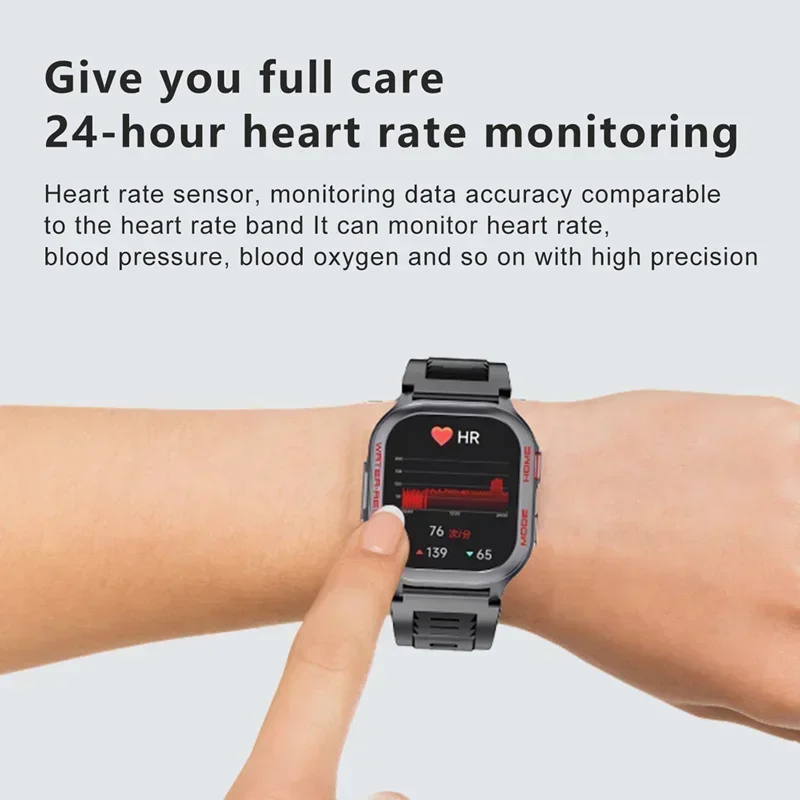남녀공용 4G 통화 스마트워치, GPS 야외 스포츠 메시지 알림, 심박수 피트니스 트래커, 스마트 워치 지지대 SIM 카드