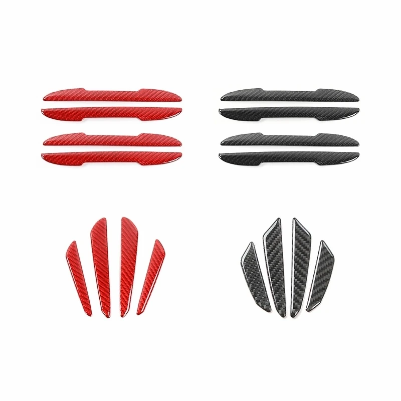 Adesivi In Fibra Di Carbonio Per Suzuki Jimny 2007 + Copertura Per Striscia Anti-Collisione Per Auto Per Suzuki Jimny 2019 + Accessori Esterni