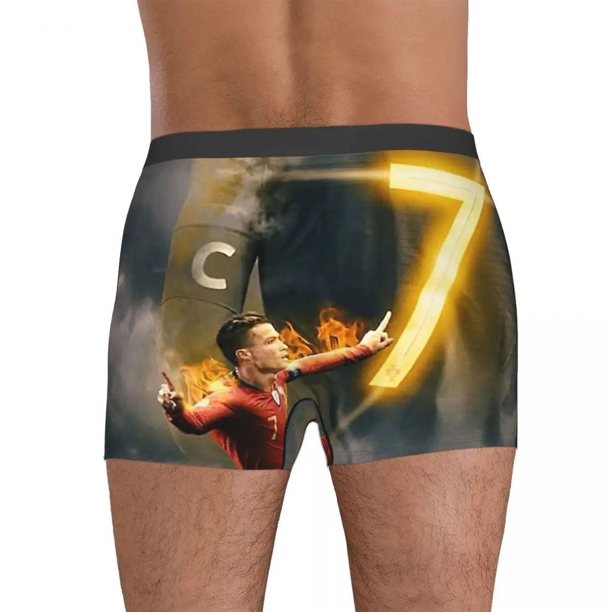 Boxer Underpants Art CR7 Wallpaper Panties Men's Ventilate Underwear Shorts  for Homme Man Boyfriend Gift - AliExpress