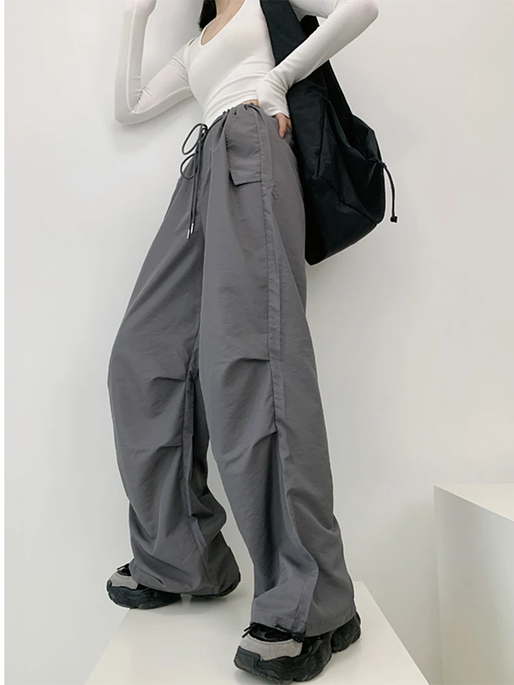 

2023 летние модные женские брюки с высокой талией в американском винтажном стиле