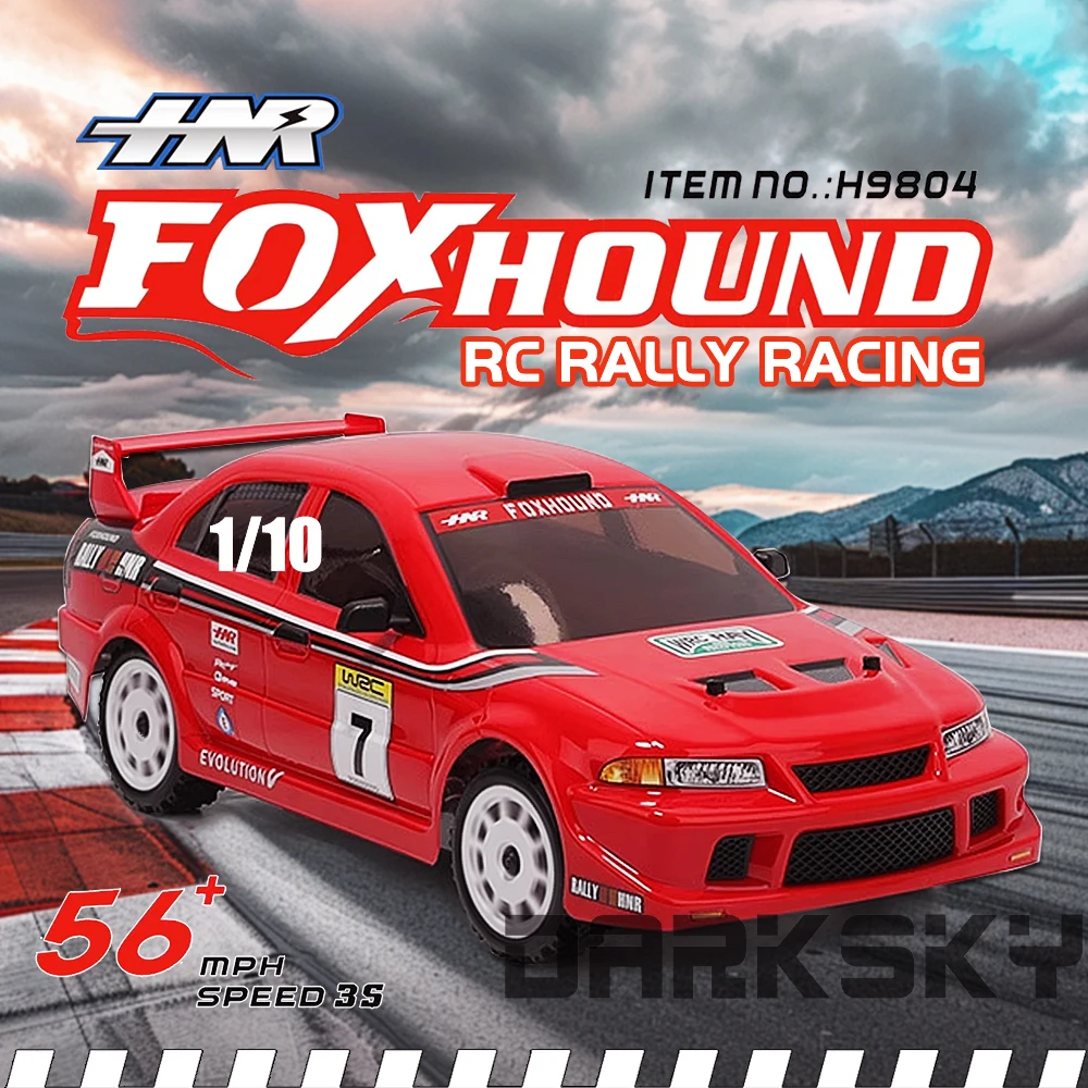 HNR H9804 FOXHOUND Brushless Rally Car 1/10 RC Electric Remote