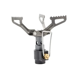 Ultralight Titanium Outdoor Camping Stove - Portable Mini Gas Burner (BRS-3000T)