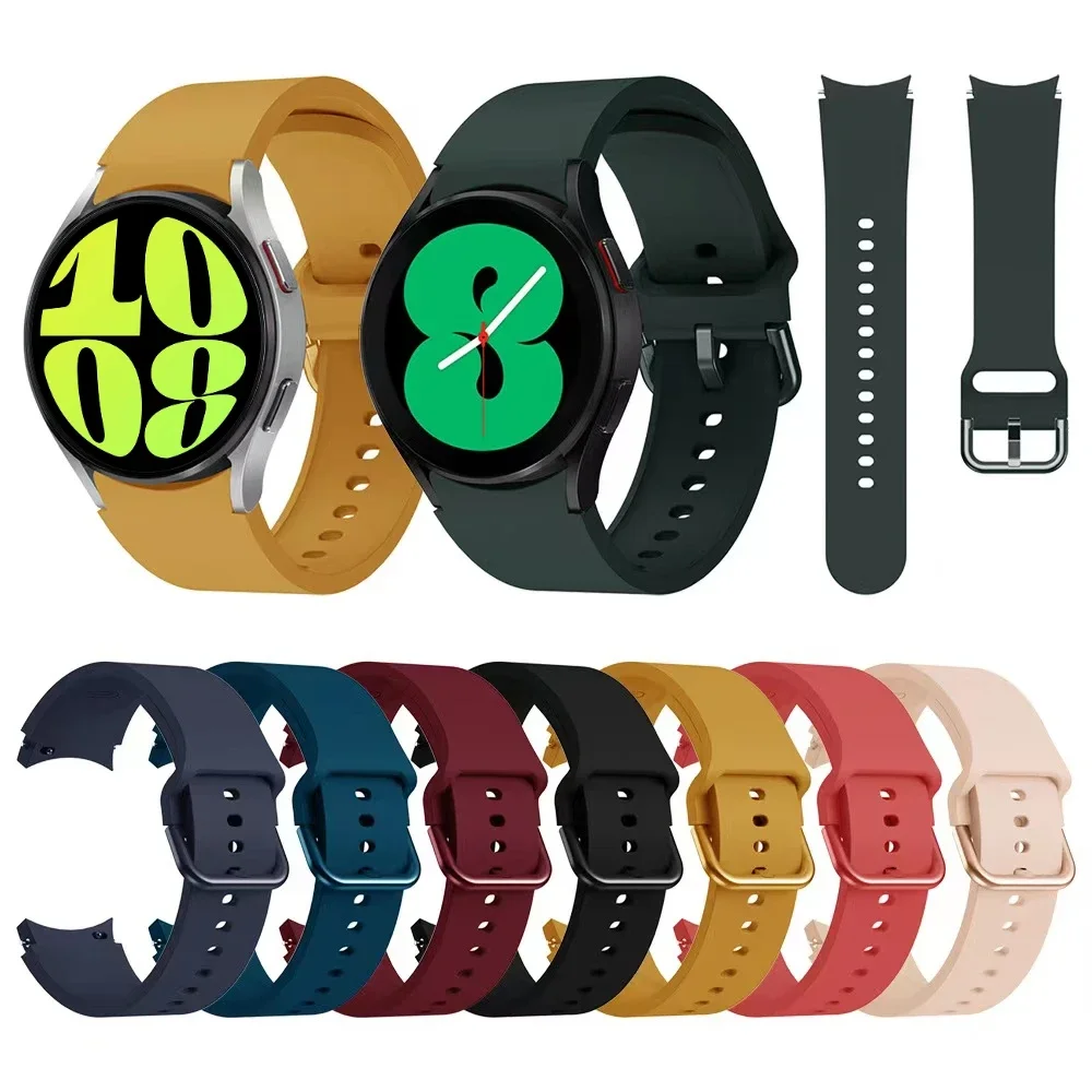 Premium 20mm Silicone Sport Strap - No Gap Design