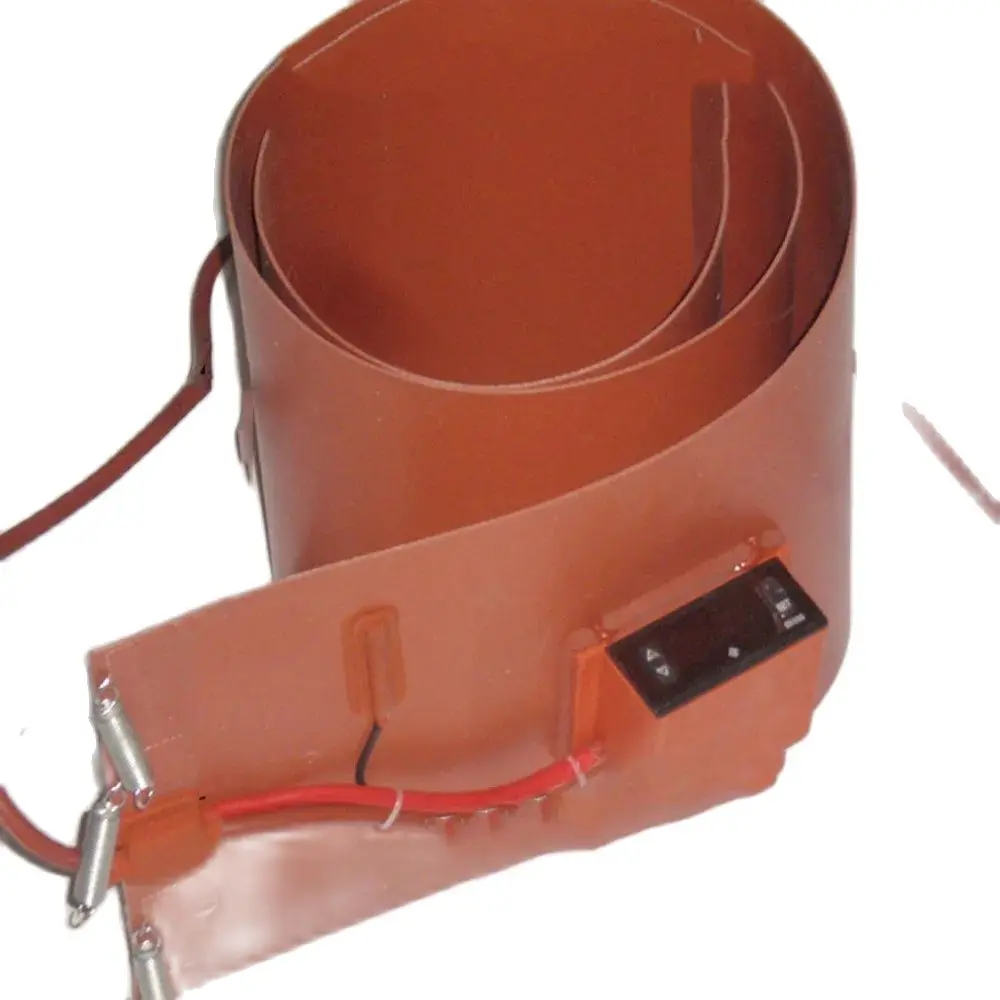

125 X1740mm 2000W 220V industrial Silicone rubber oil heating belt heating element film heater flexible heating electric heater