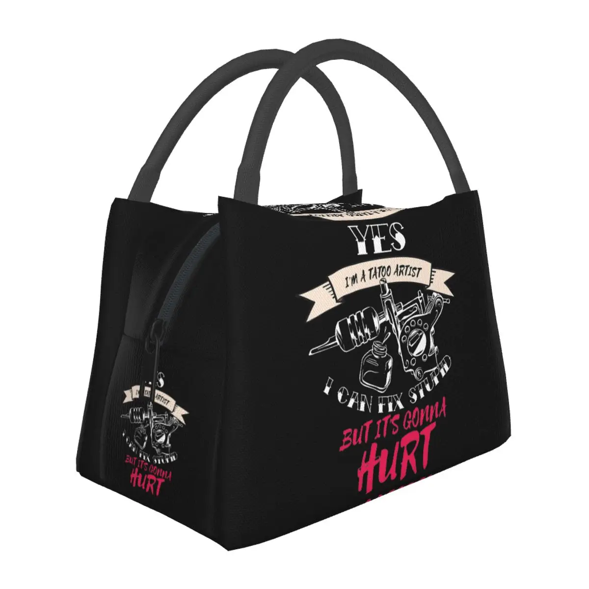 

Tattoo Artist Lunch Bag Waterproof Insulated Canvas Cooler Bag Tattooist Tattooer Accessories Thermal Food Lunch Box