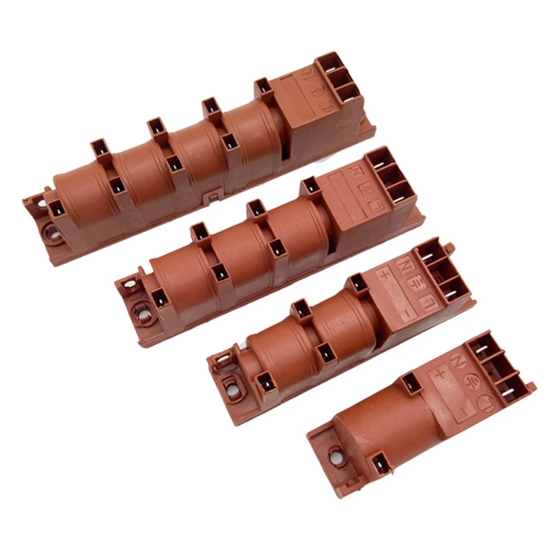 DIY Accessories 110-240V Embedded Gas Stove Multi Head Ac Pulse Igniter 2/6 Terminal Connections Safe Tool Gas Stove Igniter 1PC