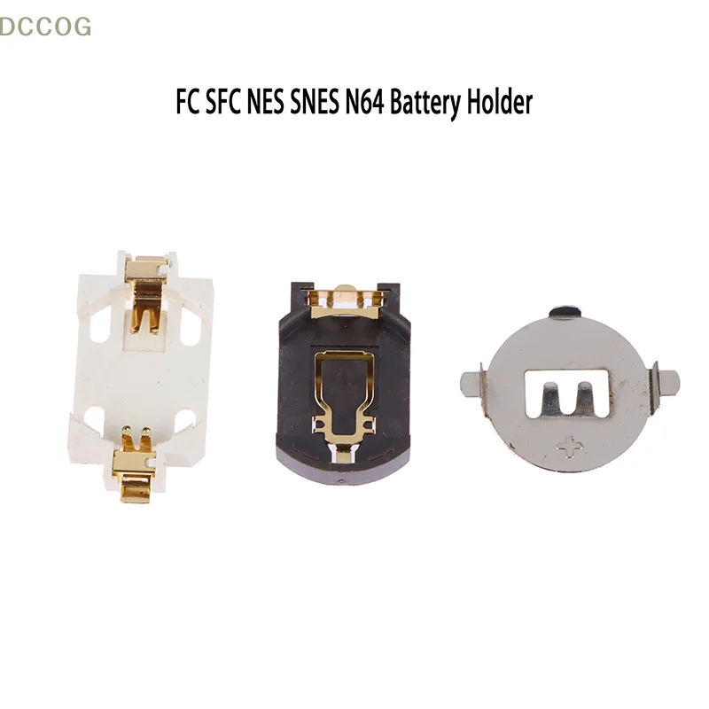 Innovativo Portabatterie Fai Da Te Argento Nero Bianco 26/32Mm Per Game Boy Per Fc Sfc Nes Snes N64 Cartuccia Per Schede Di Gioco