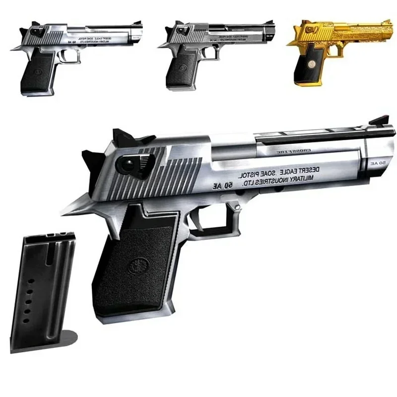 Desert Eagle Gun Paper Model Weapon Firearms 3D Hand-made Drawings Toys 3d paper model,military gun toy