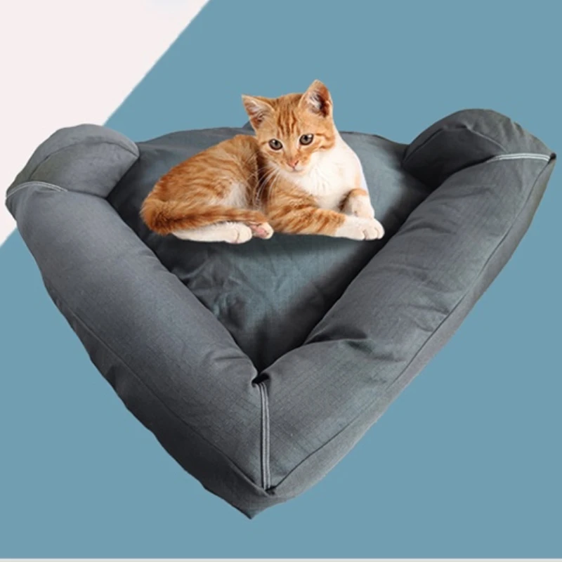 Waterproof Pet Bed Thickened Pad Triangle Bite resistant Large Sofa